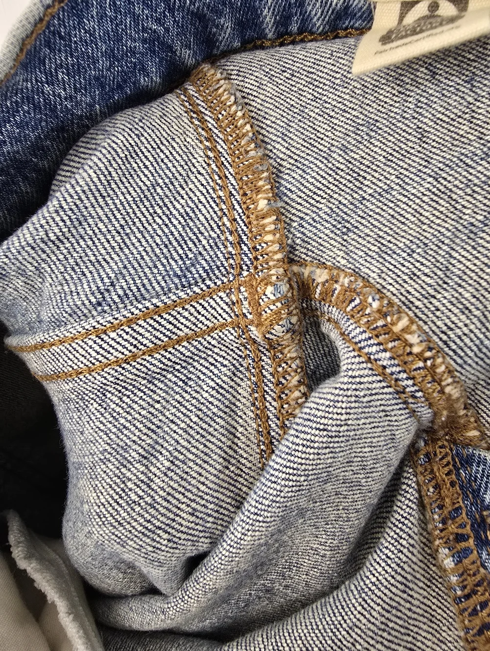 Madewell The Perfect Vintage Wide-Leg Jean Blue Denim Jeans Enmore Wash Size 28 - Picture 14 of 14